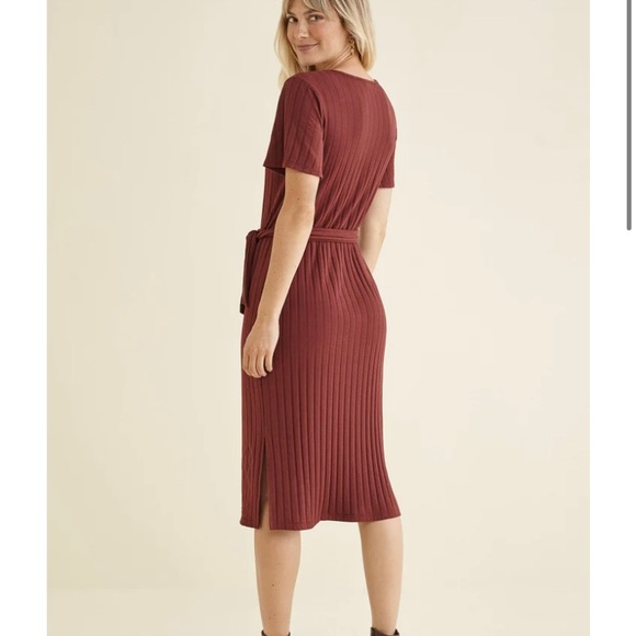 Amour Vert Nyckette Ribbed Dress - Picture 2 of 5